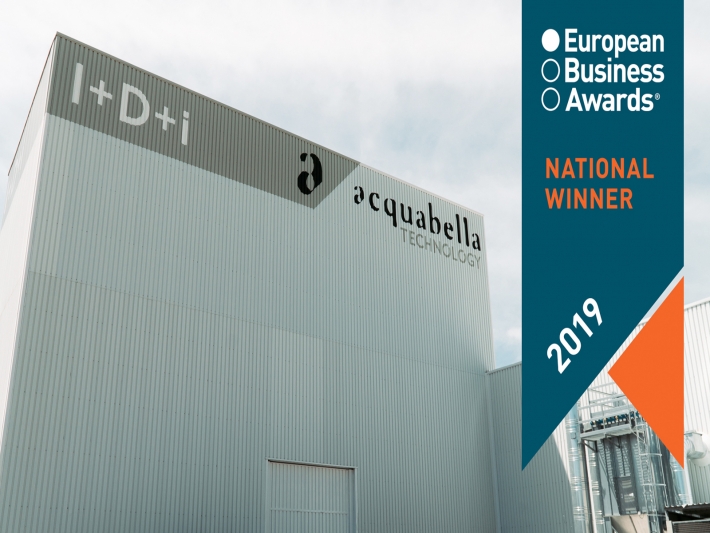 Acquabella, National Winner in the European Business Awards 2019.