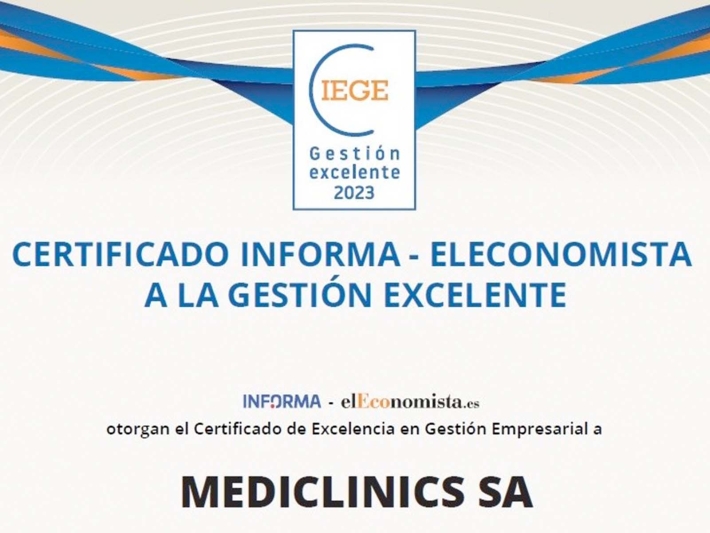 Mediclinics, Premios CIEGE.