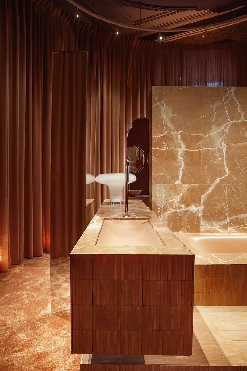 Espacio Kaldewei by ILV Isabel López Vilalta en Casa Decor 2026. Foto Jordi Canosa