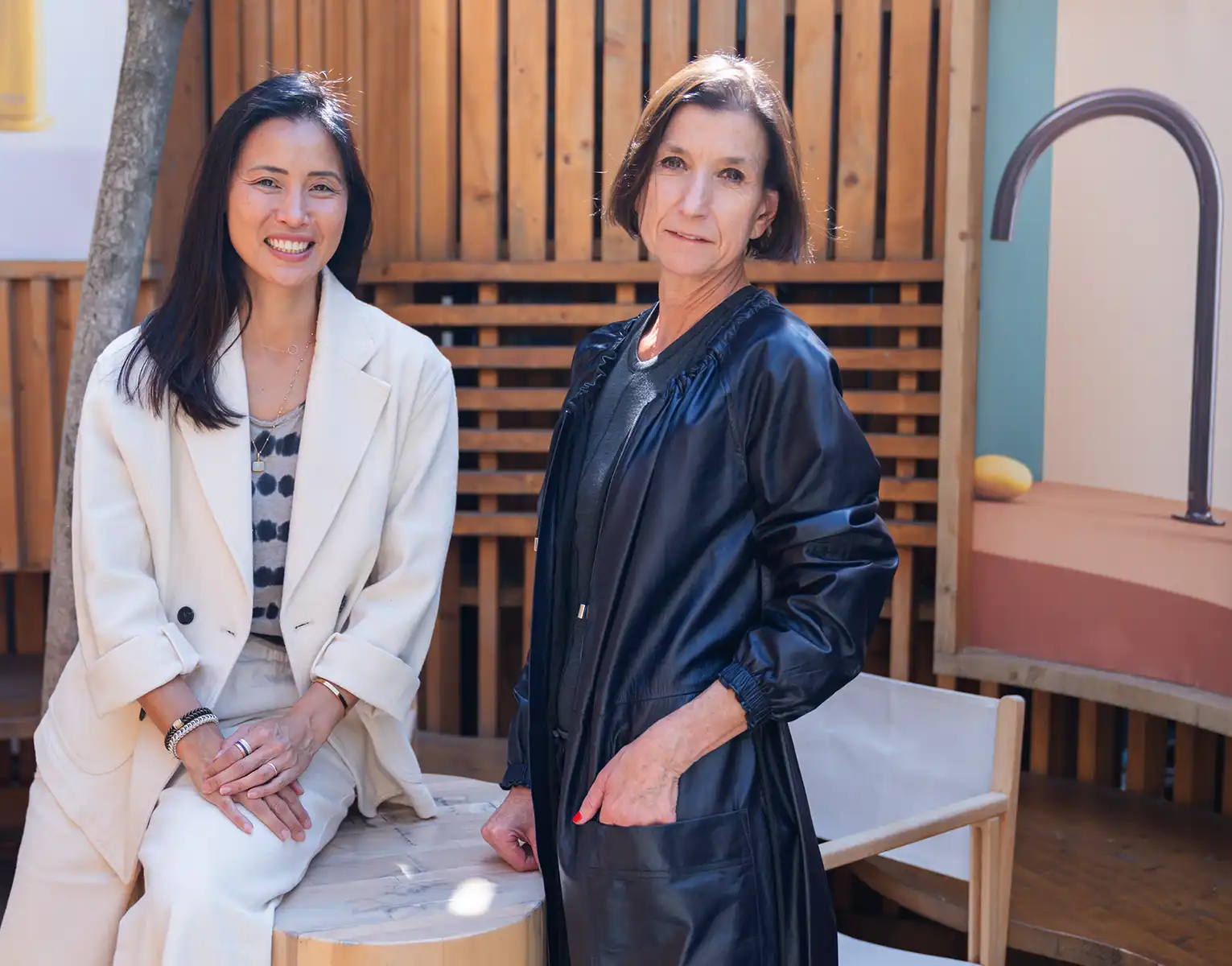 Xuan Lan y Sara Folch.